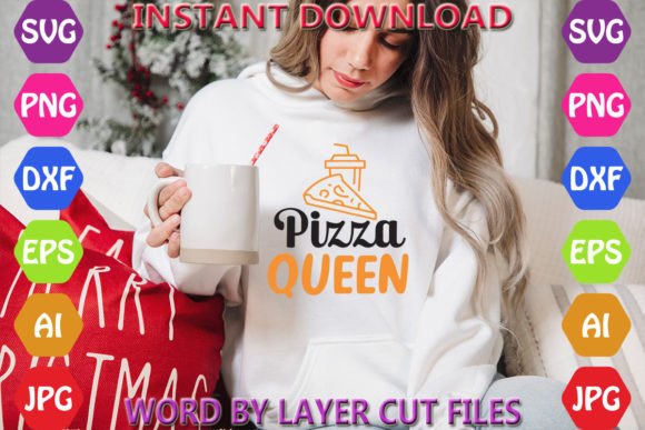 Pizzaqueen: Freebies Graphics for Branding